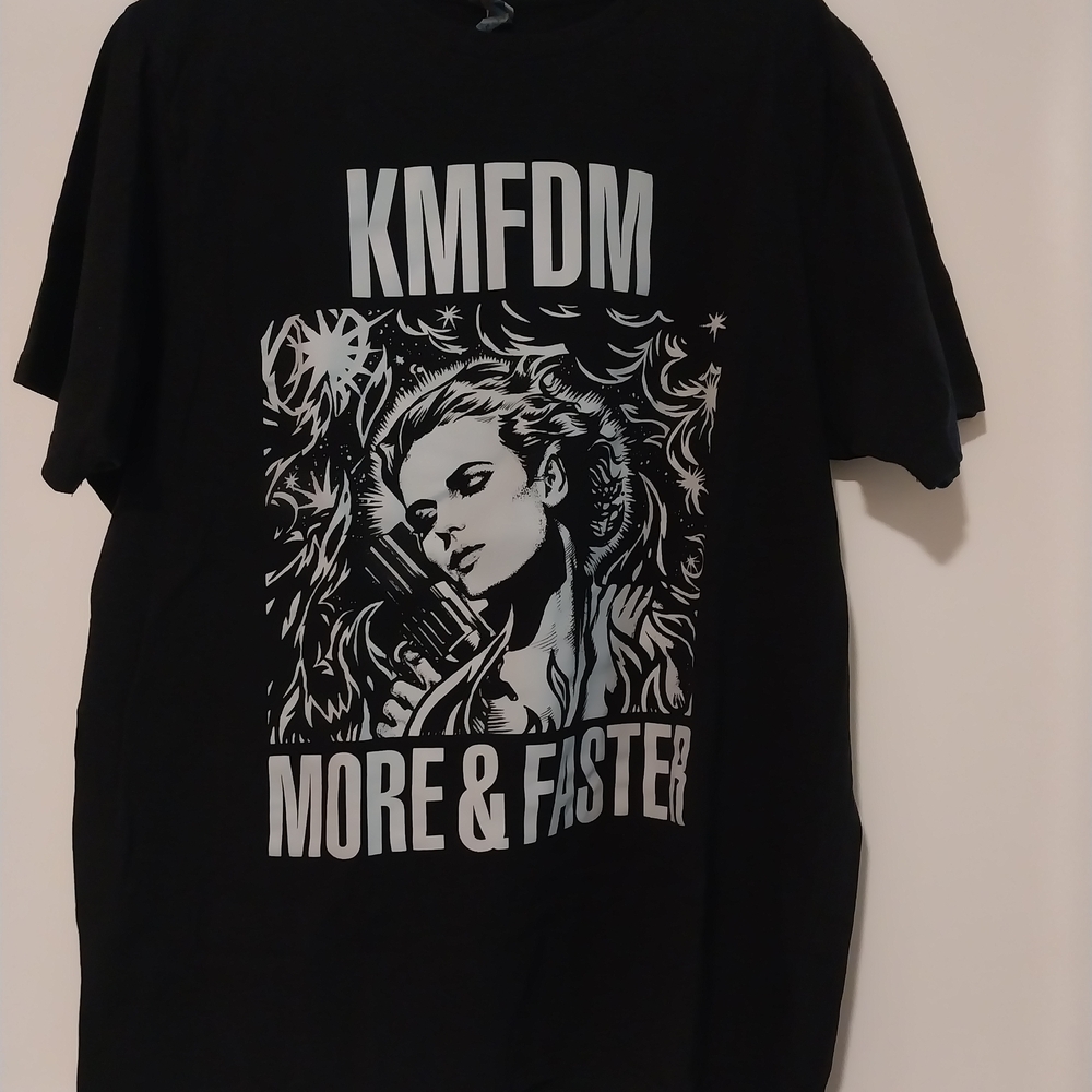 Black KMFDM Graphic Tee - Short Sleeve